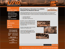 Tablet Screenshot of enginesales.com